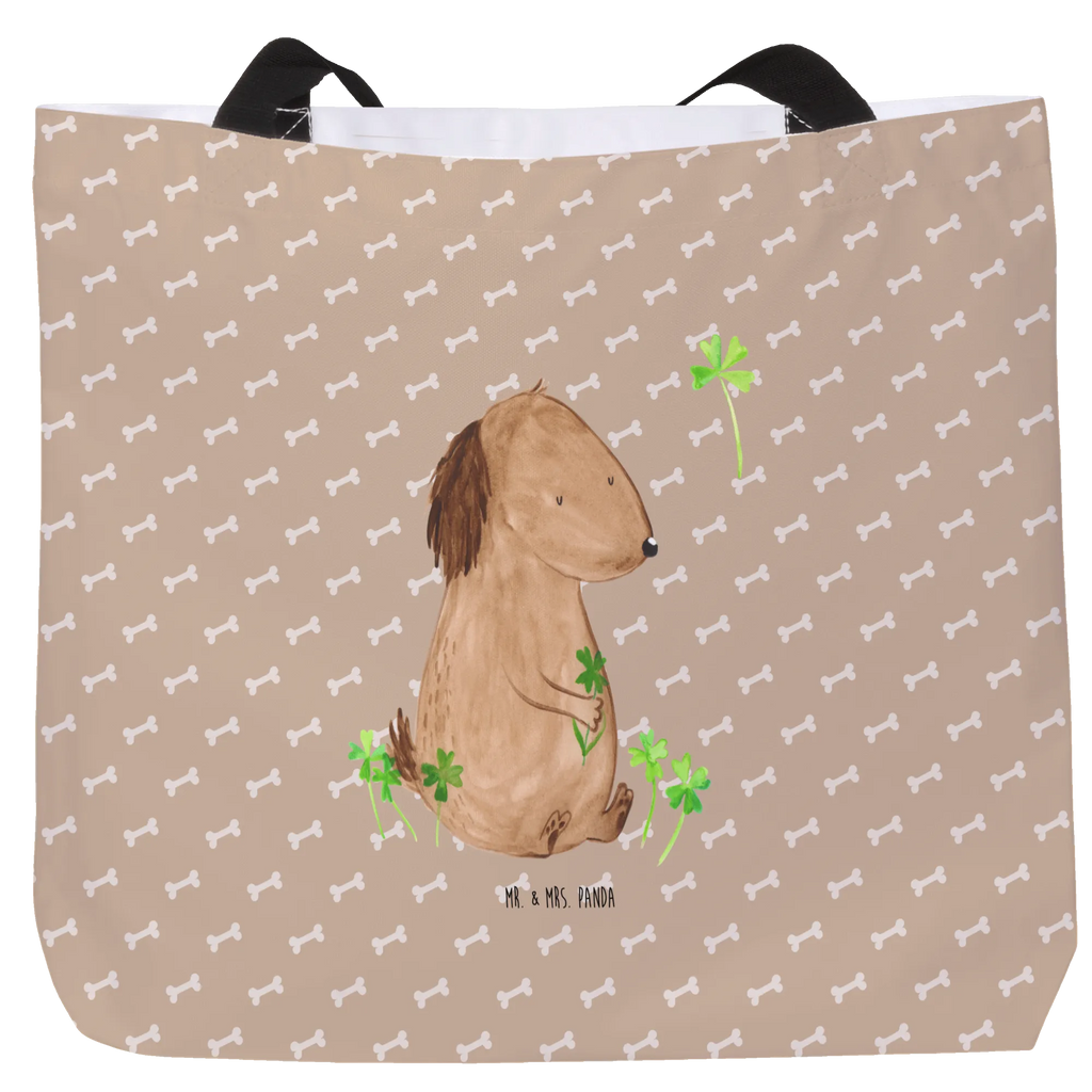 Shopper Hund Kleeblatt Stofftasche, Einkaufstasche, Beutel, Ausflug, Tragebeutel, Tüte, Schultasche, Schultertasche, XL, Freizeittasche, Strandtasche, Shopper, XXL Tasche, Schulbeutel, Einkaufsbeutel, Alltagstasche, Sprüche, Hund, Hundebesitzer, Hunderasse, Haustier, Hundemotiv, Tierliebhaber, Geschenk, Glück, Glücksbringer, Kleeblatt, Motivation, Achtsamkeit, Tagträume, Selbstliebe, Neuanfang