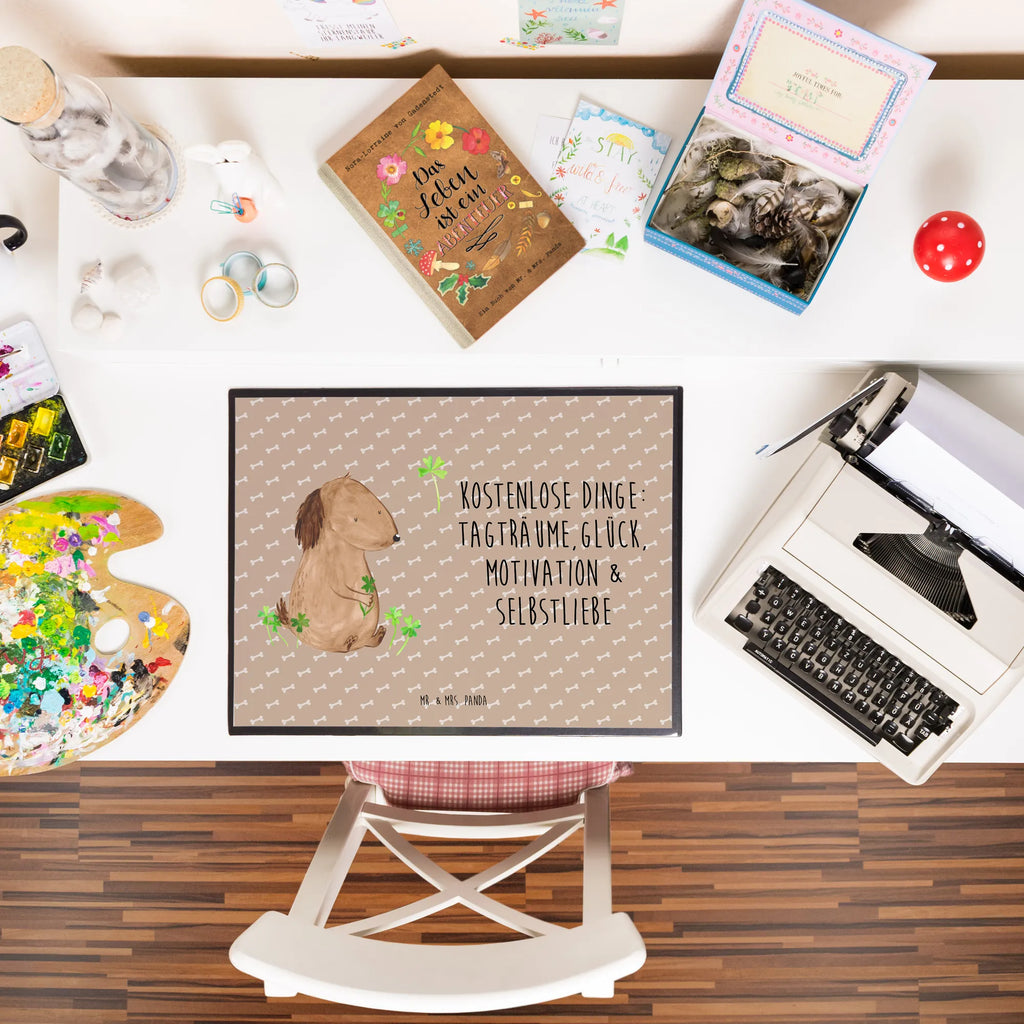 Podkładka na biurko pies koniczyna Pies, motyw psa, zwierzę domowe, rasa psa, miłośnik zwierząt, właściciel psa, powiedzenia