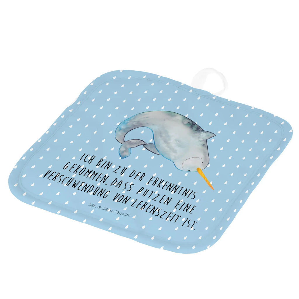 2er Set Topflappen  Narwal Topflappen, Topfhandschuhe, Topflappen 2er Set, Topflappenset, Topflappen Set, Topfuntersetzer, topfhalter, 2er Set Topflappen, Meerestiere, Urlaub, Meer, Narwal, Hausfrau, Putzen, Junggesellin, Kinderzimmer, Aufräumen, Wal