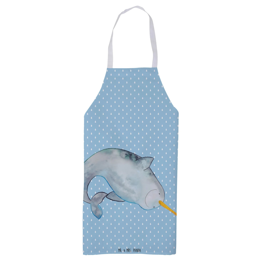 Apron Narwhal Cooking, kitchen apron, baking, baking apron, cooking apron, apron, grill apron, Seafood, aquatic animals, ocean, sea, fish, shells, corals, reef, whale, narwhal, sea urchin, lobster, platypus, turtle, manatee, crocodile, orca, shrimp, gifts for seafood lovers, water world, underwater animals, underwater world, vacation, deep sea, seafood fans, gift ideas, seafood decoration, seafood posters, Narwhal, cleaning, bachelorette, cleaning up, housewife, nursery