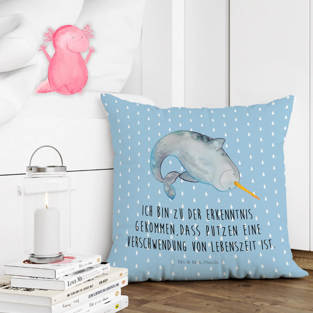 Cushion Narwhal fluffy, pillows, pillow case, sofa, bed, settee, cushion, couch, 40x40, pad, Pillow, bedroom, 40 x 40, soft, Seafood, aquatic animals, ocean, sea, fish, shells, corals, reef, whale, narwhal, sea urchin, lobster, platypus, turtle, manatee, crocodile, orca, shrimp, gifts for seafood lovers, water world, underwater animals, underwater world, vacation, deep sea, seafood fans, gift ideas, seafood decoration, seafood posters, bachelorette, nursery, Narwhal, cleaning up, housewife, cleaning