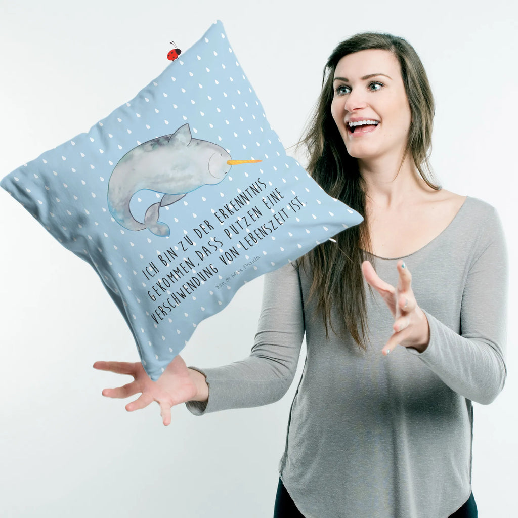 Cushion Narwhal fluffy, pillows, pillow case, sofa, bed, settee, cushion, couch, 40x40, pad, Pillow, bedroom, 40 x 40, soft, Seafood, aquatic animals, ocean, sea, fish, shells, corals, reef, whale, narwhal, sea urchin, lobster, platypus, turtle, manatee, crocodile, orca, shrimp, gifts for seafood lovers, water world, underwater animals, underwater world, vacation, deep sea, seafood fans, gift ideas, seafood decoration, seafood posters, bachelorette, nursery, Narwhal, cleaning up, housewife, cleaning