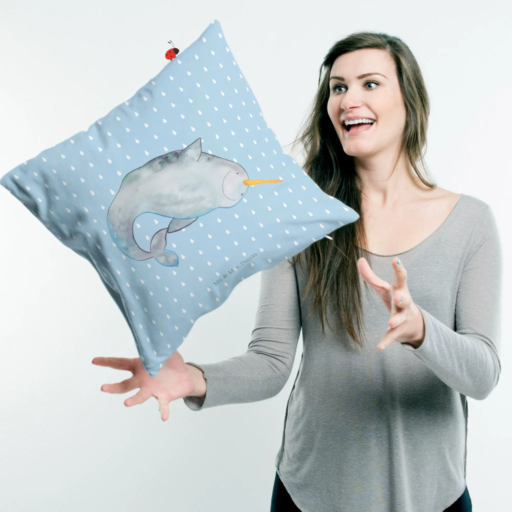Cushion Narwhal fluffy, pillows, pillow case, sofa, bed, settee, cushion, couch, 40x40, pad, Pillow, bedroom, 40 x 40, soft, Seafood, aquatic animals, ocean, sea, fish, shells, corals, reef, whale, narwhal, sea urchin, lobster, platypus, turtle, manatee, crocodile, orca, shrimp, gifts for seafood lovers, water world, underwater animals, underwater world, vacation, deep sea, seafood fans, gift ideas, seafood decoration, seafood posters, bachelorette, nursery, Narwhal, cleaning up, housewife, cleaning