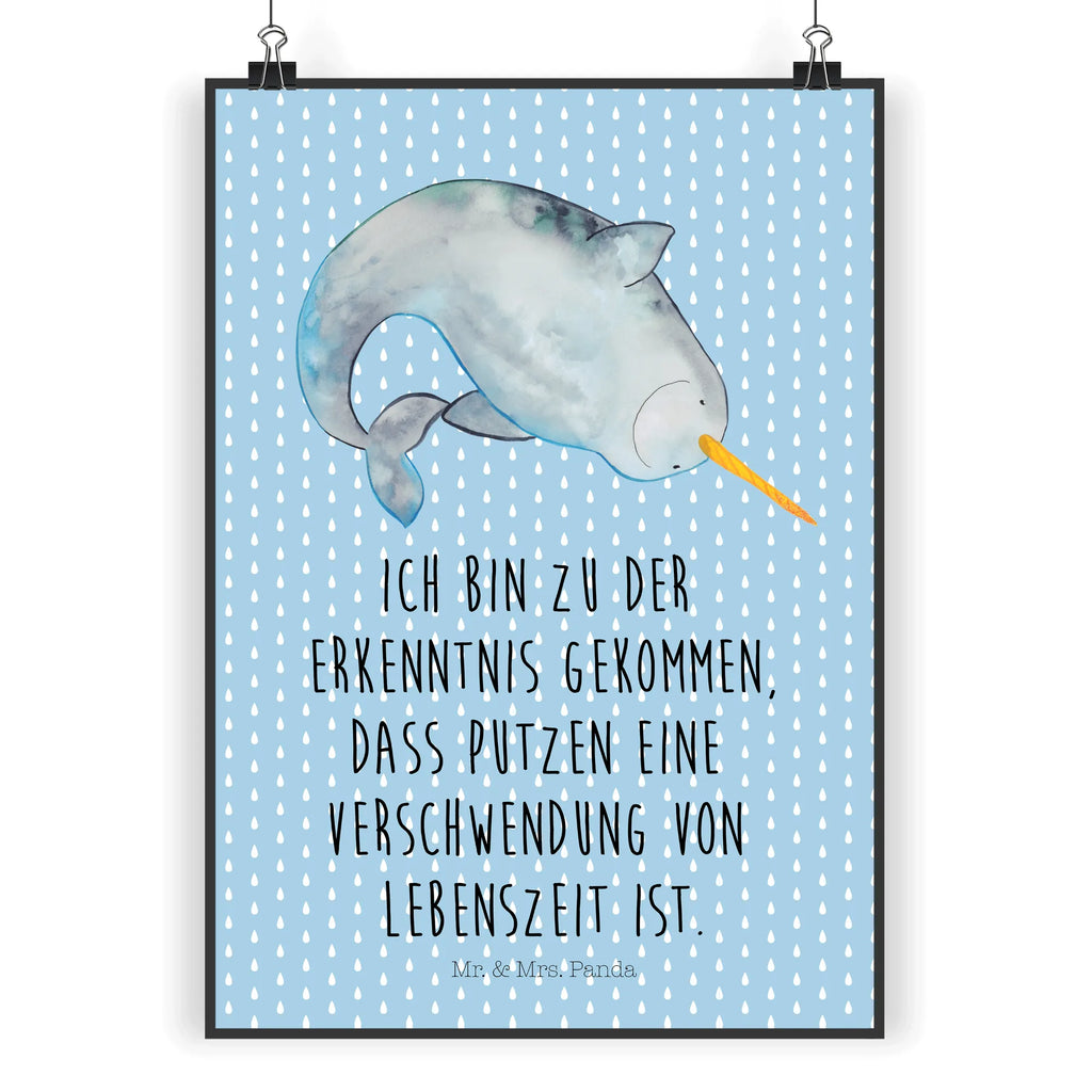Plakat Narwal Wanddekoration, wandkunst, Wandposter, drucke, Bild für Wand, Posterdruck, Deko Bild, wanddeko, grafikposter, Kunstdruck, Designposter, kunstposter, Poster, Plakat, Bild, kunst für die wand, wanddruck, Wandbild, Mr. & Mrs. Panda Poster, kunstdruck poster, Wanddeko Bild, Wandschmuck, Urlaub, Meerestiere, Meer, Hausfrau, Junggesellin, Putzen, Aufräumen, Kinderzimmer, Narwal, Wal
