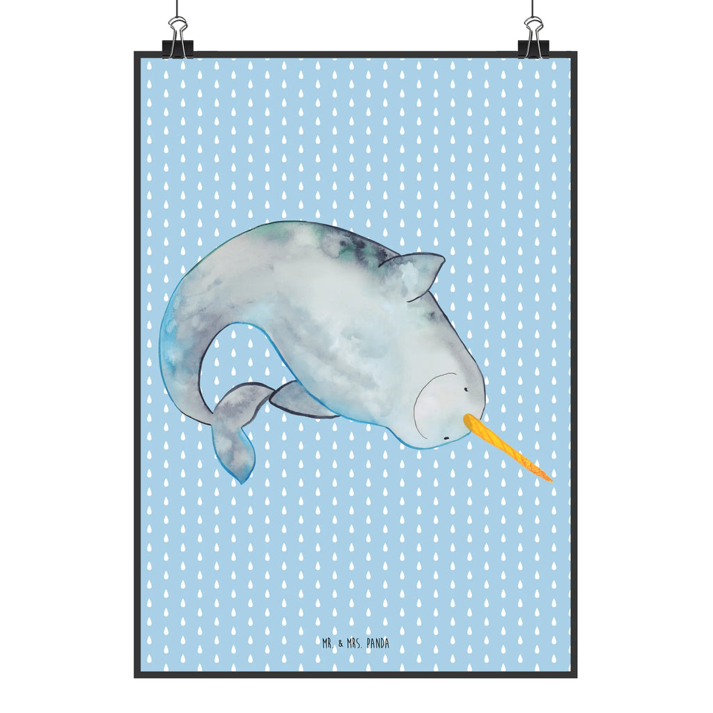 Plakat Narwal Wanddekoration, wandkunst, Wandposter, drucke, Bild für Wand, Posterdruck, Deko Bild, wanddeko, grafikposter, Kunstdruck, Designposter, kunstposter, Poster, Plakat, Bild, kunst für die wand, wanddruck, Wandbild, Mr. & Mrs. Panda Poster, kunstdruck poster, Wanddeko Bild, Wandschmuck, Urlaub, Meerestiere, Meer, Hausfrau, Junggesellin, Putzen, Aufräumen, Kinderzimmer, Narwal, Wal