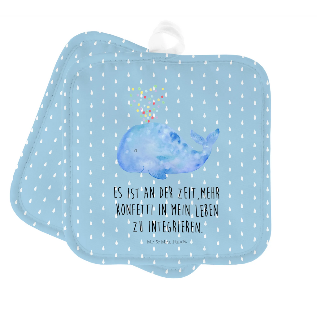 2er Set Topflappen  Wal Konfetti topfhalter, 2er Set Topflappen, Topflappen Set, Topflappenset, Topfhandschuhe, Topflappen, Topflappen 2er Set, Topfuntersetzer, Meerestiere, Urlaub, Meer, Geburtstag, Wale, Neuanfang, Neustart, Lebensabschnitt, Diät, Konfetti, Trennung, Motivation, Abnehmen, Wal