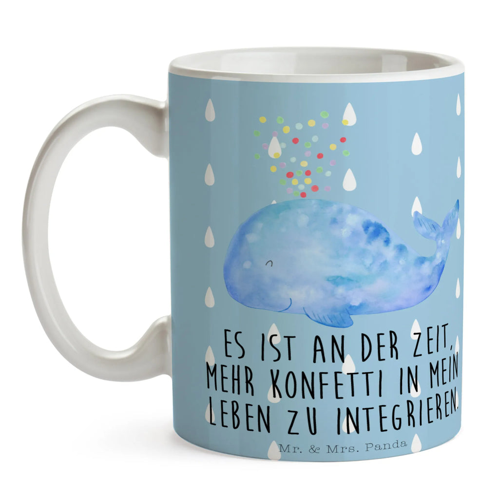 Kubek wieloryb konfetti Tasse, Kaffeetasse, Teetasse, Becher, Kaffeebecher, Teebecher, Keramiktasse, Porzellantasse, Büro Tasse, Geschenk Tasse, Tasse Sprüche, Tasse Motive, Kaffeetassen, Tasse bedrucken, Designer Tasse, Cappuccino Tassen, Schöne Teetassen, Meerestiere, Meer, Urlaub, Wal, Konfetti, Wale, Motivation, Neuanfang, Trennung, Diät, Abnehmen, Neustart, Lebensabschnitt, Geburtstag