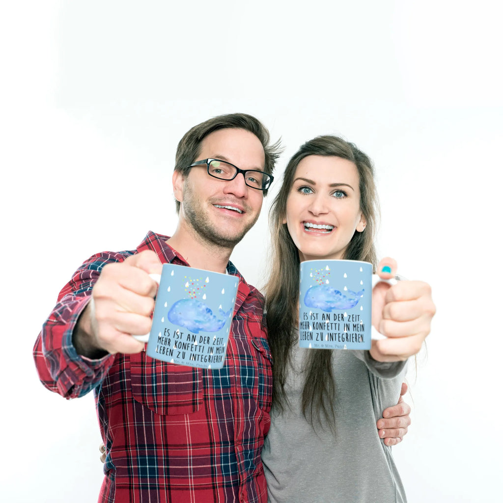 Kubek wieloryb konfetti Tasse, Kaffeetasse, Teetasse, Becher, Kaffeebecher, Teebecher, Keramiktasse, Porzellantasse, Büro Tasse, Geschenk Tasse, Tasse Sprüche, Tasse Motive, Kaffeetassen, Tasse bedrucken, Designer Tasse, Cappuccino Tassen, Schöne Teetassen, Meerestiere, Meer, Urlaub, Wal, Konfetti, Wale, Motivation, Neuanfang, Trennung, Diät, Abnehmen, Neustart, Lebensabschnitt, Geburtstag