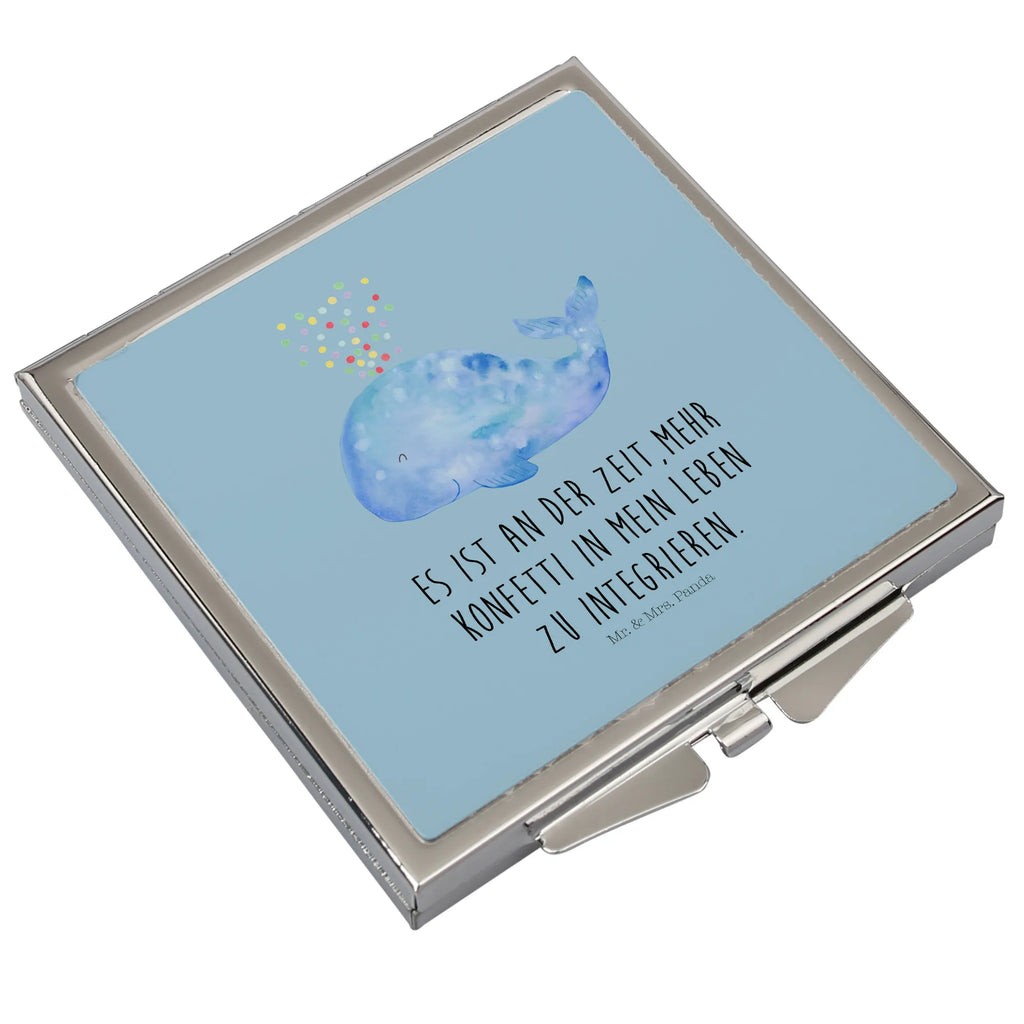 Handbag mirror whale confetti make up, square, handbag, mirror, silver, make-up mirror, Seafood, aquatic animals, ocean, sea, fish, shells, corals, reef, whale, narwhal, sea urchin, lobster, platypus, turtle, manatee, crocodile, orca, shrimp, gifts for seafood lovers, water world, underwater animals, underwater world, vacation, deep sea, seafood fans, gift ideas, seafood decoration, seafood posters, new beginning, confetti, diet, separation, period of life, Whale, birthday, losing weight, motivation, whales, new start