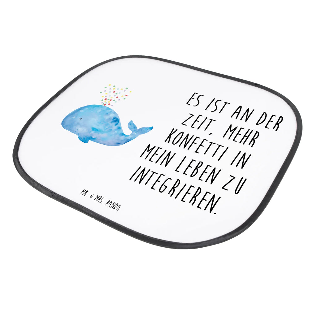 Osłona przeciwsłoneczna do samochodu wieloryb konfetti Zwierzeta morskie, Morze, Wakacje