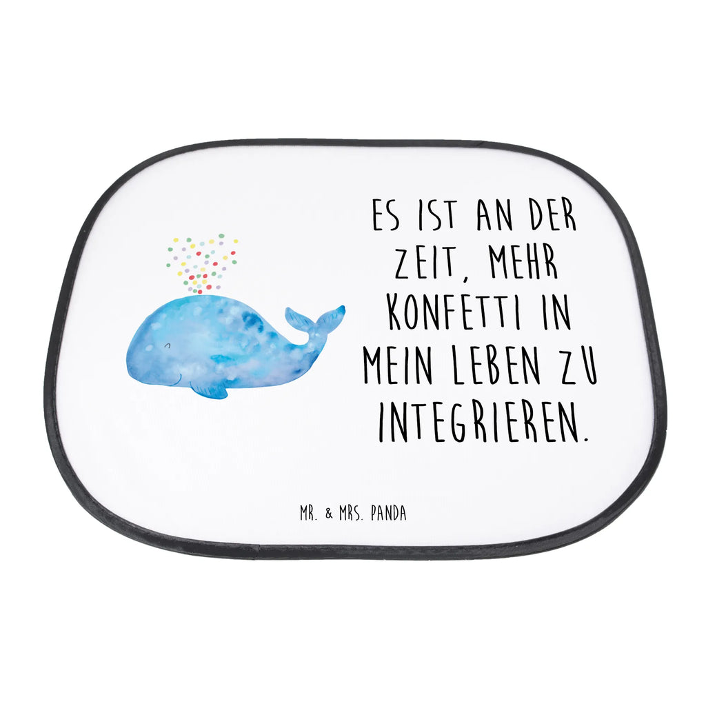 Osłona przeciwsłoneczna do samochodu wieloryb konfetti Zwierzeta morskie, Morze, Wakacje