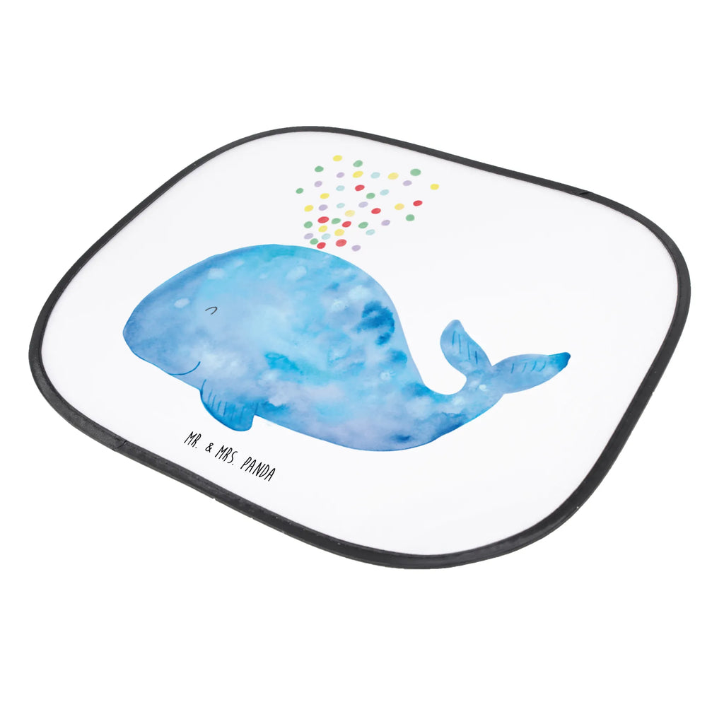 Osłona przeciwsłoneczna do samochodu wieloryb konfetti Zwierzeta morskie, Morze, Wakacje