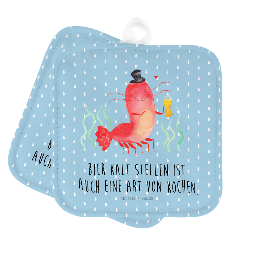 2er Set Topflappen  Hummer Weizen topfhalter, Topfhandschuhe, Topflappenset, Topflappen, Topflappen Set, 2er Set Topflappen, Topfuntersetzer, Topflappen 2er Set, Meerestiere, Urlaub, Meer, Wirtschaft, Gasthaus, Kneipe, Garnele, Junggeselle, Junggesellin, Männerhaushalt, Bier, Garnelen, Kochen, Bierliebhaber