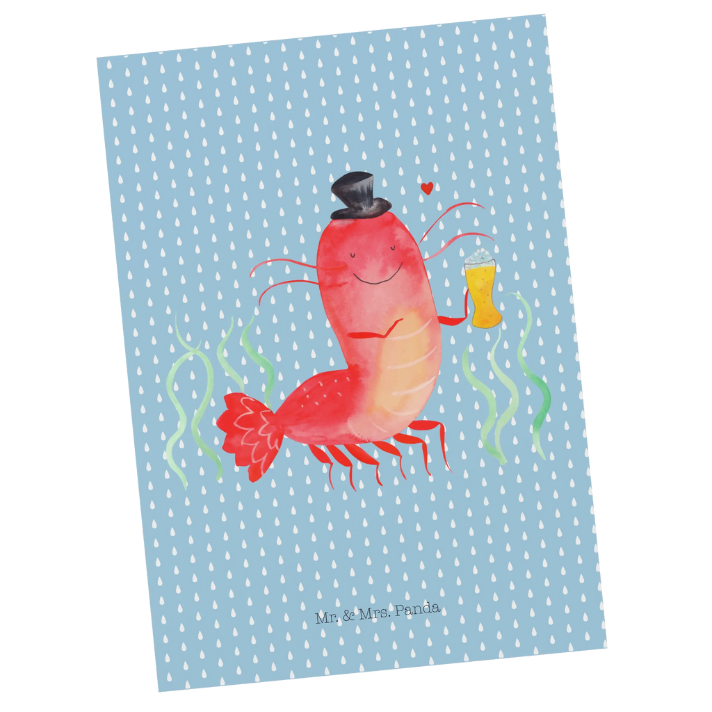 Postcard lobster Wheat Ansichtskarten, Designkarte, bildkarte, spruchkarte, Grußkarte, Ansichtskarte, Kunstkarten, kunstkarte, Motivkarte, Postkarten, Fotokarte, einzelkarte, Postkarte, Urlaub, Meerestiere, Meer, Kneipe, Kochen, Junggeselle, Gasthaus, Junggesellin, Männerhaushalt, Bier, Garnele, Bierliebhaber, Wirtschaft, Garnelen