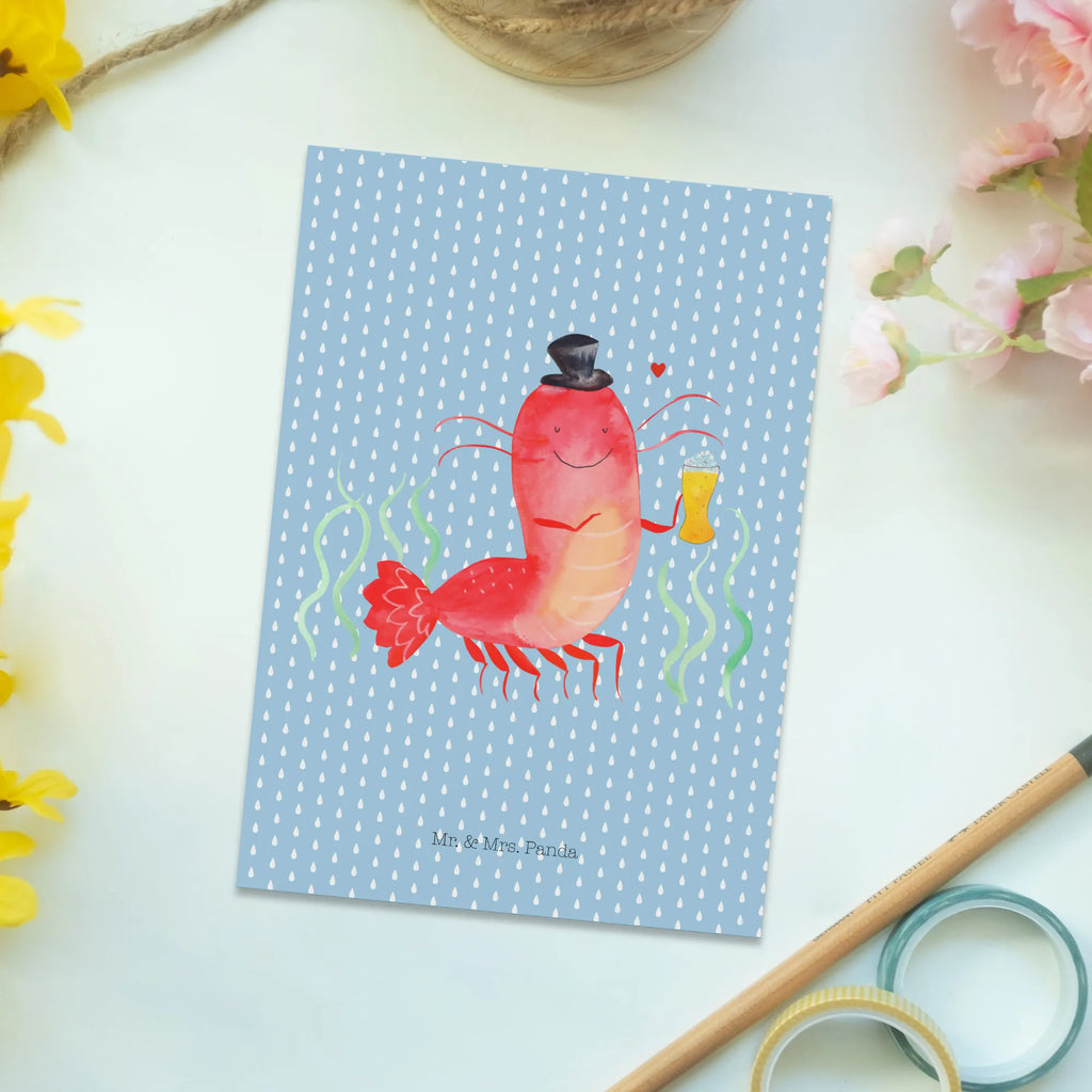 Postcard lobster Wheat Ansichtskarten, Designkarte, bildkarte, spruchkarte, Grußkarte, Ansichtskarte, Kunstkarten, kunstkarte, Motivkarte, Postkarten, Fotokarte, einzelkarte, Postkarte, Urlaub, Meerestiere, Meer, Kneipe, Kochen, Junggeselle, Gasthaus, Junggesellin, Männerhaushalt, Bier, Garnele, Bierliebhaber, Wirtschaft, Garnelen