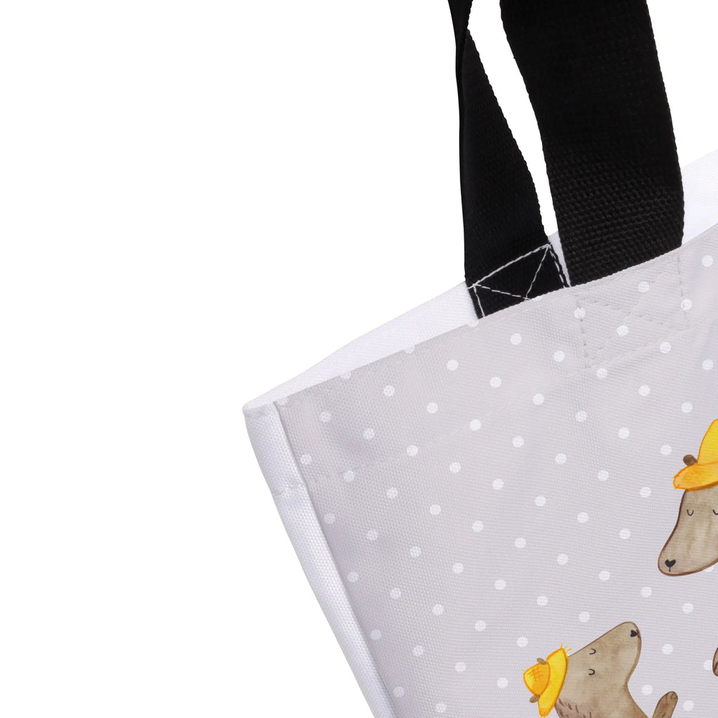 Shopper Bears with hats Shopper, Alltagstasche, XXL Tasche, Ausflug, Beutel, Tüte, Einkaufsbeutel, Freizeittasche, Stofftasche, Schultertasche, Einkaufstasche, Strandtasche, Tragebeutel, XL, Schultasche, Schulbeutel, Oma, Schwester, Mama, Bruder, Papa, Opa, Muttertag, Vatertag, Familie, Vorbild, Söhne, Sohn, Bär, Bären, Family, Paps, Kind, Lieblingsmensch, Dad, Daddy, Vater-Sohn, Papi, Kinder, Vater