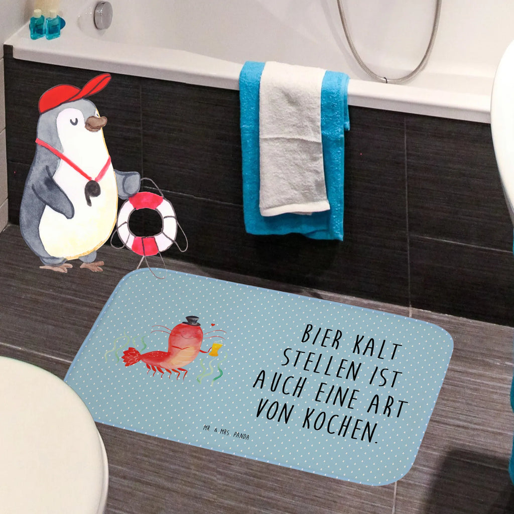 Bath mat lobster Wheat Bath mat, non-slip, Bath rug, Shower mat, Seafood, aquatic animals, ocean, sea, fish, shells, corals, reef, whale, narwhal, sea urchin, lobster, platypus, turtle, manatee, crocodile, orca, shrimp, gifts for seafood lovers, water world, underwater animals, underwater world, vacation, deep sea, seafood fans, gift ideas, seafood decoration, seafood posters, beer, pub, restaurant, economy, bachelor, bachelorette, beer lover, inn, cooking, men's household