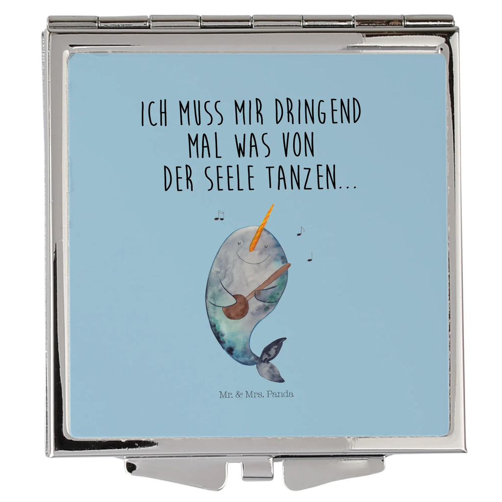 Kwadratowe lusterko do torebki narwal Gitara Reise Spiegel, Handspiegel Für Damen, Kompaktspiegel, Spiegel Für Make-Up Tasche, Tragbarer Spiegel, Spiegel Für Unterwegs, Taschen-Kosmetikspiegel, Mini Spiegel, Vintage Kompaktspiegel, Runder Taschenspiegel, Taschenspiegel, Design Taschenspiegel, Klappbarer Handspiegel, Deko Handspiegel, Silber, Schminkspiegel Kompakt, Klappspiegel, Schminkspiegel To Go, Handtaschenspiegel, Klappbarer Taschenspiegel, Kosmetikspiegel Klein, Handspiegel Zum Mitnehmen, Quadratischer Handspiegel, Spiegel Für Handtasche, Spiegel Für Schminktasche, Handspiegel Mit Hülle, Handspiegel Geschenkidee, Urlaub, Meer, Meerestiere, Probleme, Gespräche, Tanzen, Frust, Wal, Narwal, Problemlösung, Gitarre