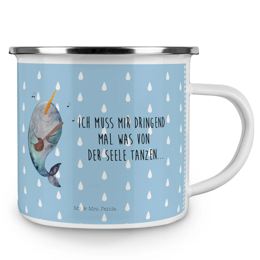 Camping Emaille Tasse Narwal Gitarre Campingtasse, blechbecher, Teebecher, Tasse Emaille, Emaille Tasse, Campingbecher, Teetasse, wanderbecher, Reisebecher, Kaffeetasse, wandertasse, Pott, Tasse, becher emaille, Metalltasse, reisetasse, Becher, Emailletasse, Emaille Becher, Trinkbecher, emaillebecher, metallbecher, Blechtasse, Kaffeebecher, Meerestiere, Urlaub, Meer, Problemlösung, Wal, Narwal, Tanzen, Gitarre, Frust, Probleme, Gespräche