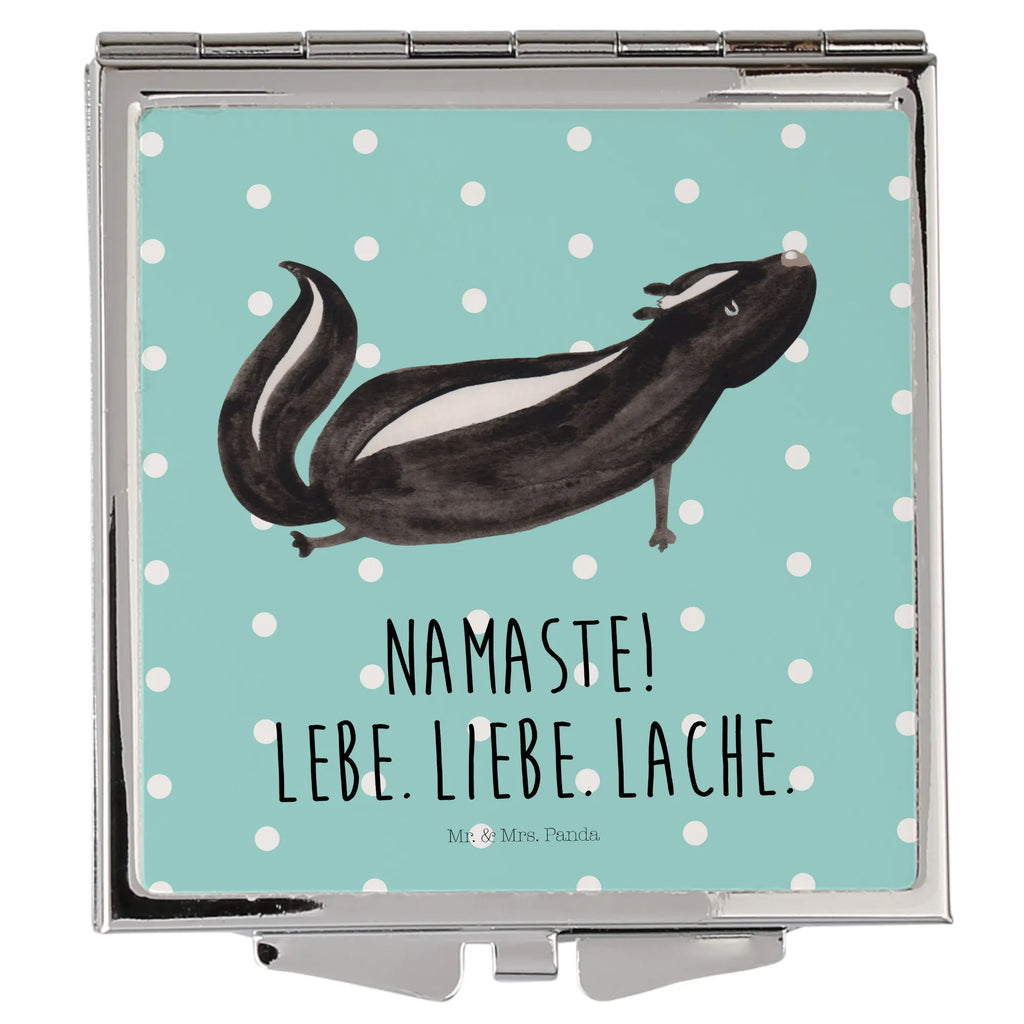 Kwadratowe lusterko do torebki skunks Joga Spiegel Für Unterwegs, Spiegel Für Schminktasche, Klappbarer Taschenspiegel, Tragbarer Spiegel, Spiegel Für Make-Up Tasche, Design Taschenspiegel, Taschenspiegel, Handspiegel Mit Hülle, Spiegel Für Handtasche, Schminkspiegel To Go, Handspiegel Geschenkidee, Kosmetikspiegel Klein, Handspiegel Zum Mitnehmen, Taschen-Kosmetikspiegel, Klappbarer Handspiegel, Reise Spiegel, Schminkspiegel Kompakt, Handtaschenspiegel, Handspiegel Für Damen, Vintage Kompaktspiegel, Deko Handspiegel, Runder Taschenspiegel, Mini Spiegel, Quadratischer Handspiegel, Kompaktspiegel, Klappspiegel, Stinktier, Skunk, Lache, Namaste, Raubtier, Yoga, Lebe, Stinker, Liebe, Stinki, Wildtier