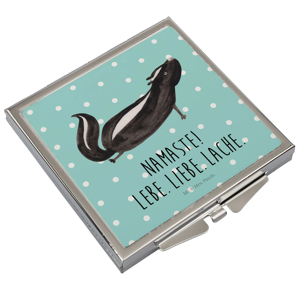 Kwadratowe lusterko do torebki skunks Joga Spiegel Für Unterwegs, Spiegel Für Schminktasche, Klappbarer Taschenspiegel, Tragbarer Spiegel, Spiegel Für Make-Up Tasche, Design Taschenspiegel, Taschenspiegel, Handspiegel Mit Hülle, Spiegel Für Handtasche, Schminkspiegel To Go, Handspiegel Geschenkidee, Kosmetikspiegel Klein, Handspiegel Zum Mitnehmen, Taschen-Kosmetikspiegel, Klappbarer Handspiegel, Reise Spiegel, Schminkspiegel Kompakt, Handtaschenspiegel, Handspiegel Für Damen, Vintage Kompaktspiegel, Deko Handspiegel, Runder Taschenspiegel, Mini Spiegel, Quadratischer Handspiegel, Kompaktspiegel, Klappspiegel, Stinktier, Skunk, Lache, Namaste, Raubtier, Yoga, Lebe, Stinker, Liebe, Stinki, Wildtier