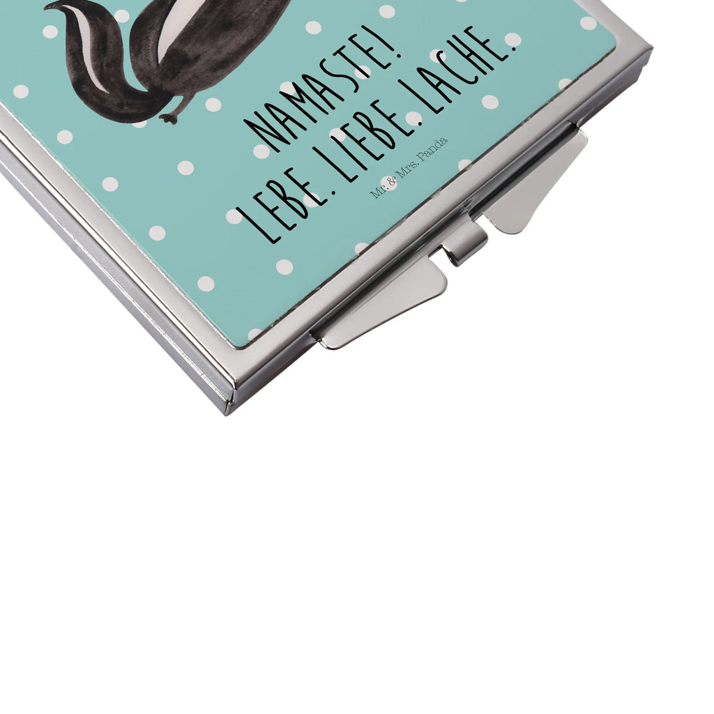 Kwadratowe lusterko do torebki skunks Joga Spiegel Für Unterwegs, Spiegel Für Schminktasche, Klappbarer Taschenspiegel, Tragbarer Spiegel, Spiegel Für Make-Up Tasche, Design Taschenspiegel, Taschenspiegel, Handspiegel Mit Hülle, Spiegel Für Handtasche, Schminkspiegel To Go, Handspiegel Geschenkidee, Kosmetikspiegel Klein, Handspiegel Zum Mitnehmen, Taschen-Kosmetikspiegel, Klappbarer Handspiegel, Reise Spiegel, Schminkspiegel Kompakt, Handtaschenspiegel, Handspiegel Für Damen, Vintage Kompaktspiegel, Deko Handspiegel, Runder Taschenspiegel, Mini Spiegel, Quadratischer Handspiegel, Kompaktspiegel, Klappspiegel, Stinktier, Skunk, Lache, Namaste, Raubtier, Yoga, Lebe, Stinker, Liebe, Stinki, Wildtier