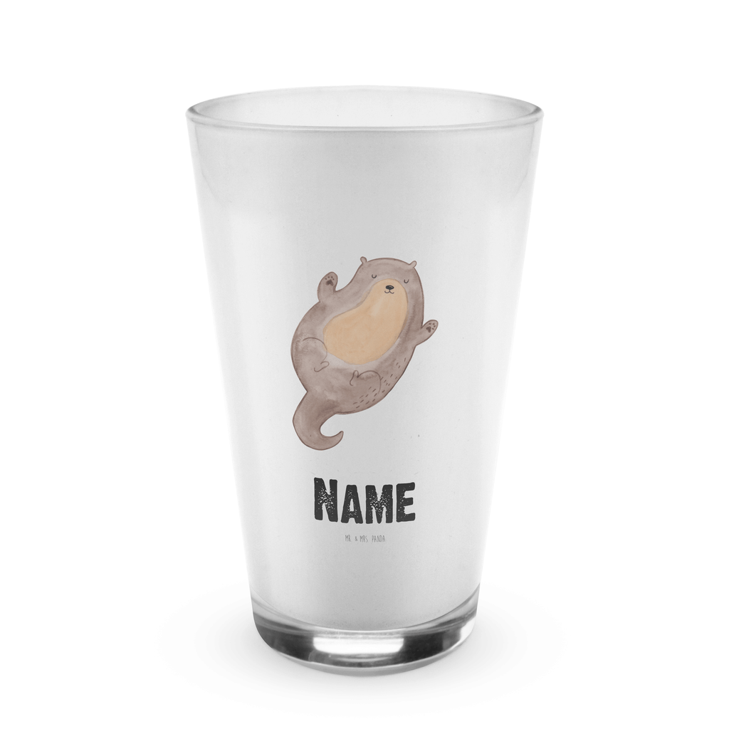 Personalisiertes Glas Otter Umarmen Bedrucktes Glas, Glas mit Namen, Namensglas, Glas personalisiert, Name, Bedrucken, Otter, Fischotter, Seeotter, Otter Seeotter See Otter