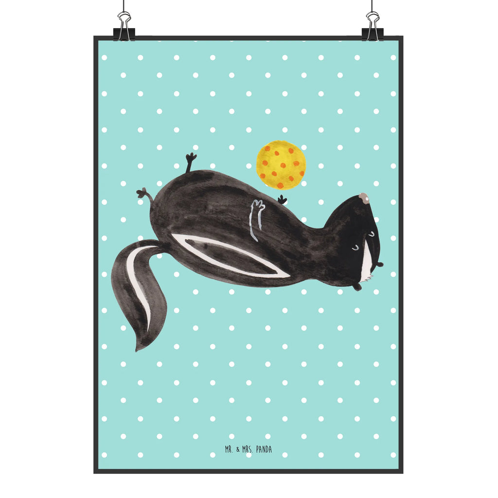 Plakat skunks piłka wandkunst, Wanddeko Bild, Bild, Mr. & Mrs. Panda Poster, drucke, Kunstdruck, Wanddekoration, Poster, kunst für die wand, Wandposter, grafikposter, Deko Bild, kunstdruck poster, Wandbild, kunstposter, Designposter, wanddeko, Plakat, wanddruck, Bild für Wand, Wandschmuck, Posterdruck, Stinktier, Skunk, Stinki, Weisheit, Stinker, Wildtier, Verspielt, Raubtier