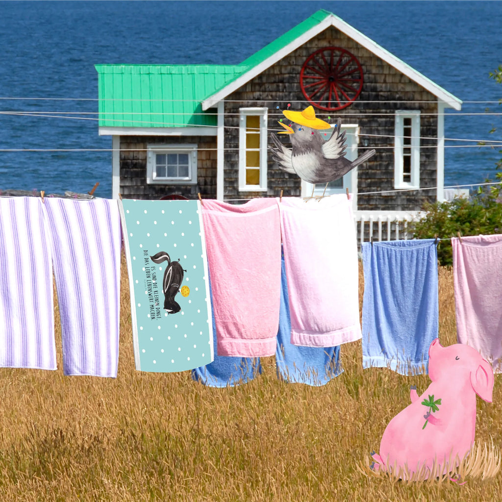 Hand towel skunk ball towels, baby, bath towel, big, bathroom, children, Towel, Skunk, predator, stinker, wisdom, skunk, stinky, wild animal, playful