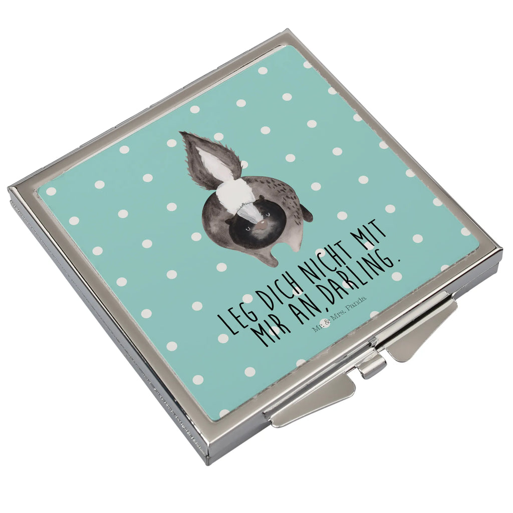 Handbag mirror skunk attack Vintage Kompaktspiegel, Taschenspiegel, Taschen-Kosmetikspiegel, Klappbarer Handspiegel, Schminkspiegel To Go, Klappspiegel, Silber, Tragbarer Spiegel, Deko Handspiegel, Quadratischer Handspiegel, Spiegel Für Unterwegs, Spiegel Für Make-Up Tasche, Spiegel Für Schminktasche, Handspiegel Geschenkidee, Design Taschenspiegel, Klappbarer Taschenspiegel, Reise Spiegel, Handspiegel Für Damen, Handtaschenspiegel, Spiegel Für Handtasche, Kompaktspiegel, Kosmetikspiegel Klein, Runder Taschenspiegel, Mini Spiegel, Schminkspiegel Kompakt, Handspiegel Mit Hülle, Handspiegel Zum Mitnehmen, Stinktier, Skunk, Raubtier, wütend, Stinki, Drohung, Wildtier, Stinker