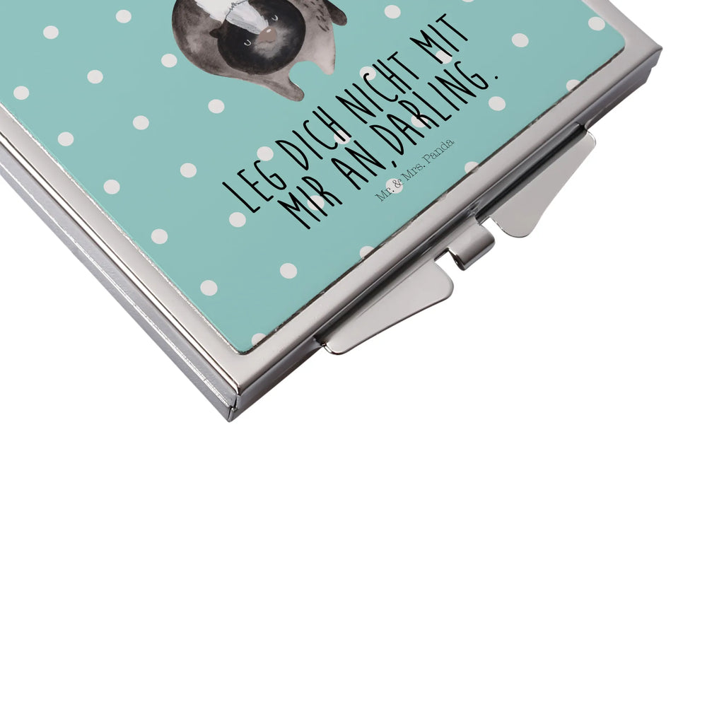 Handbag mirror skunk attack Vintage Kompaktspiegel, Taschenspiegel, Taschen-Kosmetikspiegel, Klappbarer Handspiegel, Schminkspiegel To Go, Klappspiegel, Silber, Tragbarer Spiegel, Deko Handspiegel, Quadratischer Handspiegel, Spiegel Für Unterwegs, Spiegel Für Make-Up Tasche, Spiegel Für Schminktasche, Handspiegel Geschenkidee, Design Taschenspiegel, Klappbarer Taschenspiegel, Reise Spiegel, Handspiegel Für Damen, Handtaschenspiegel, Spiegel Für Handtasche, Kompaktspiegel, Kosmetikspiegel Klein, Runder Taschenspiegel, Mini Spiegel, Schminkspiegel Kompakt, Handspiegel Mit Hülle, Handspiegel Zum Mitnehmen, Stinktier, Skunk, Raubtier, wütend, Stinki, Drohung, Wildtier, Stinker