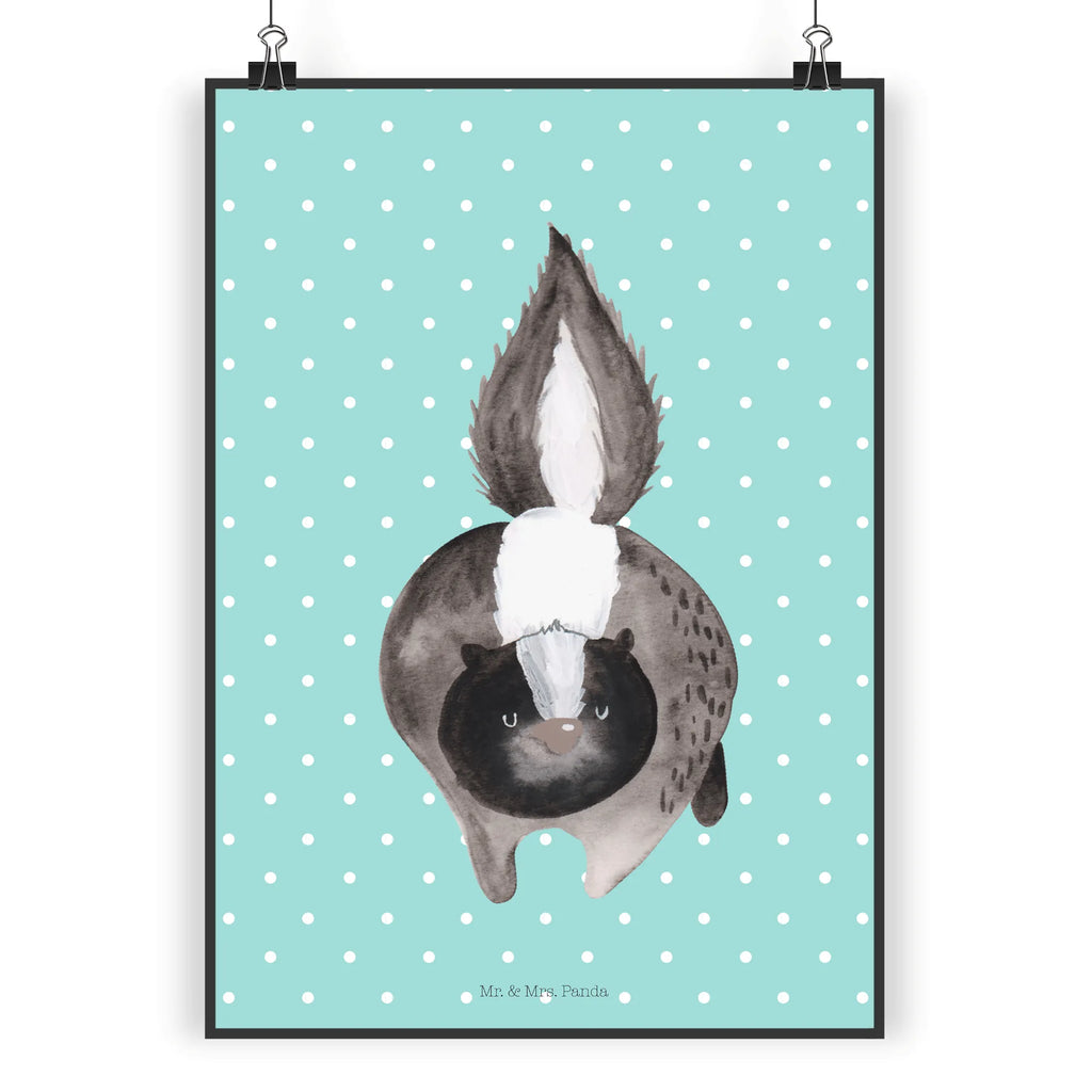 Poster skunk attack Wanddekoration, Kinderposter, Poster, Wanddeko, Küchenposter, Designposter, Handgemaltes Poster, Wandposter, Mr. & Mrs. Panda Poster, Wanddeko Bild, Bild, Posterdruck, Kunstdruck, Raumdekoration, Stinktier, Skunk, Drohung, Stinki, Wildtier, Raubtier, wütend, Stinker