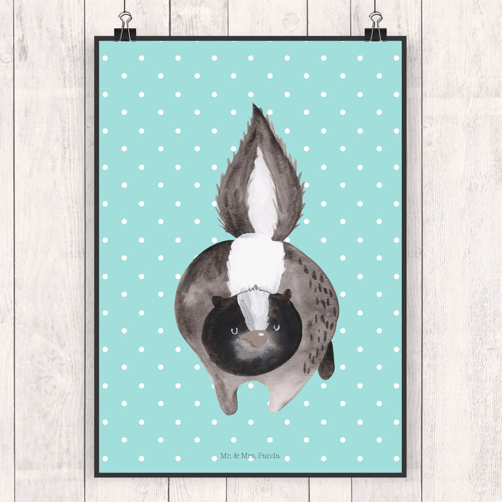 Poster skunk attack Wanddekoration, Kinderposter, Poster, Wanddeko, Küchenposter, Designposter, Handgemaltes Poster, Wandposter, Mr. & Mrs. Panda Poster, Wanddeko Bild, Bild, Posterdruck, Kunstdruck, Raumdekoration, Stinktier, Skunk, Drohung, Stinki, Wildtier, Raubtier, wütend, Stinker