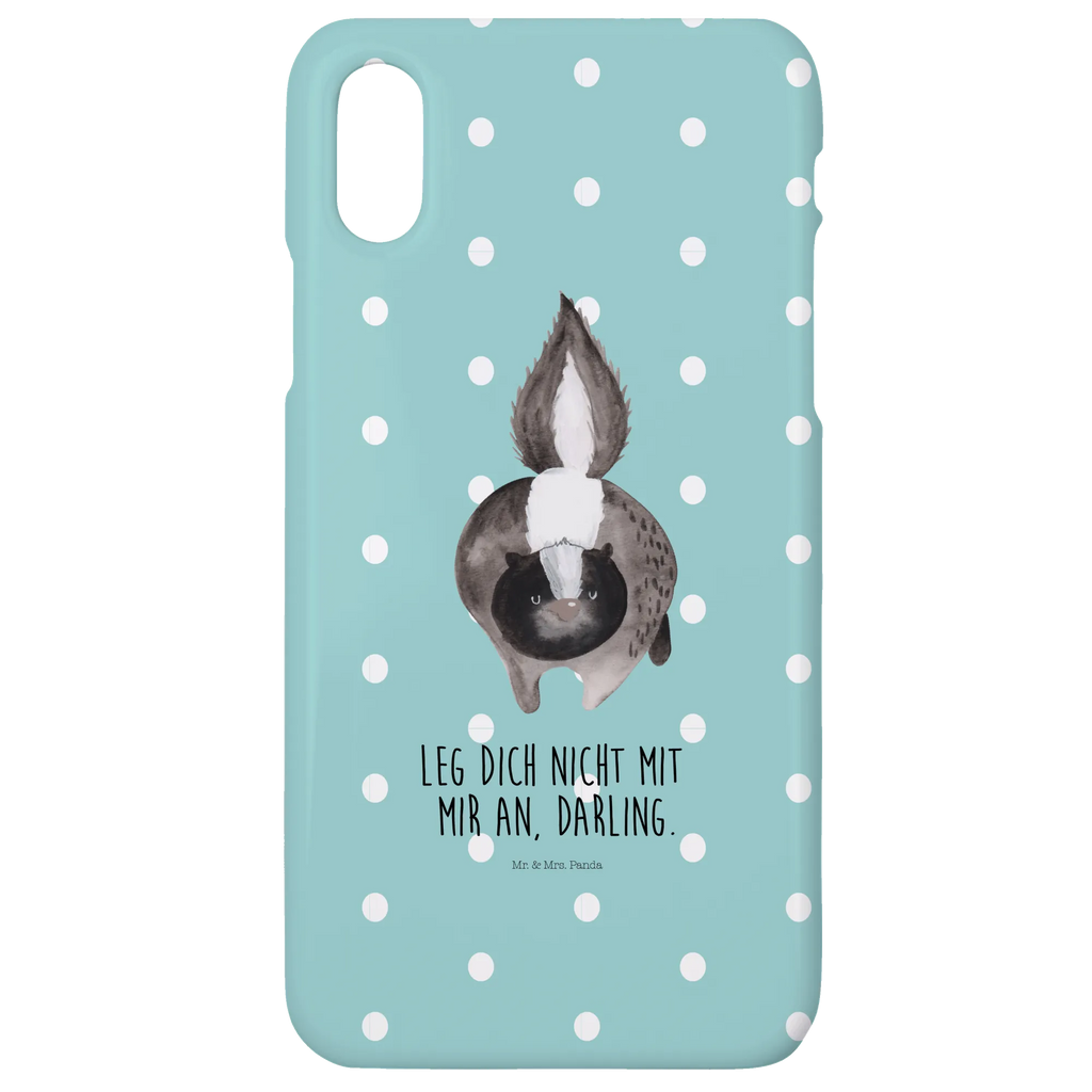 Etui na iPhone 10 skunks atak Handyhülle, Handy, Cover, Handycover, Iphone X, Handy Case, Iphone 10, Hülle, Skunk, Stinktier, Stinker, Drohung, wütend, Stinki, Wildtier, Raubtier