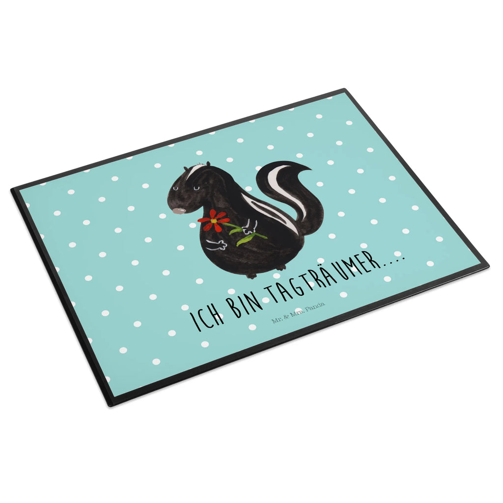 Desk pad skunk flower office, underlay, Desk pad, girl, desk, children, Skunk, dreams, skunk, stinker, daydreamer, dreamy, wild animal, predator, stink