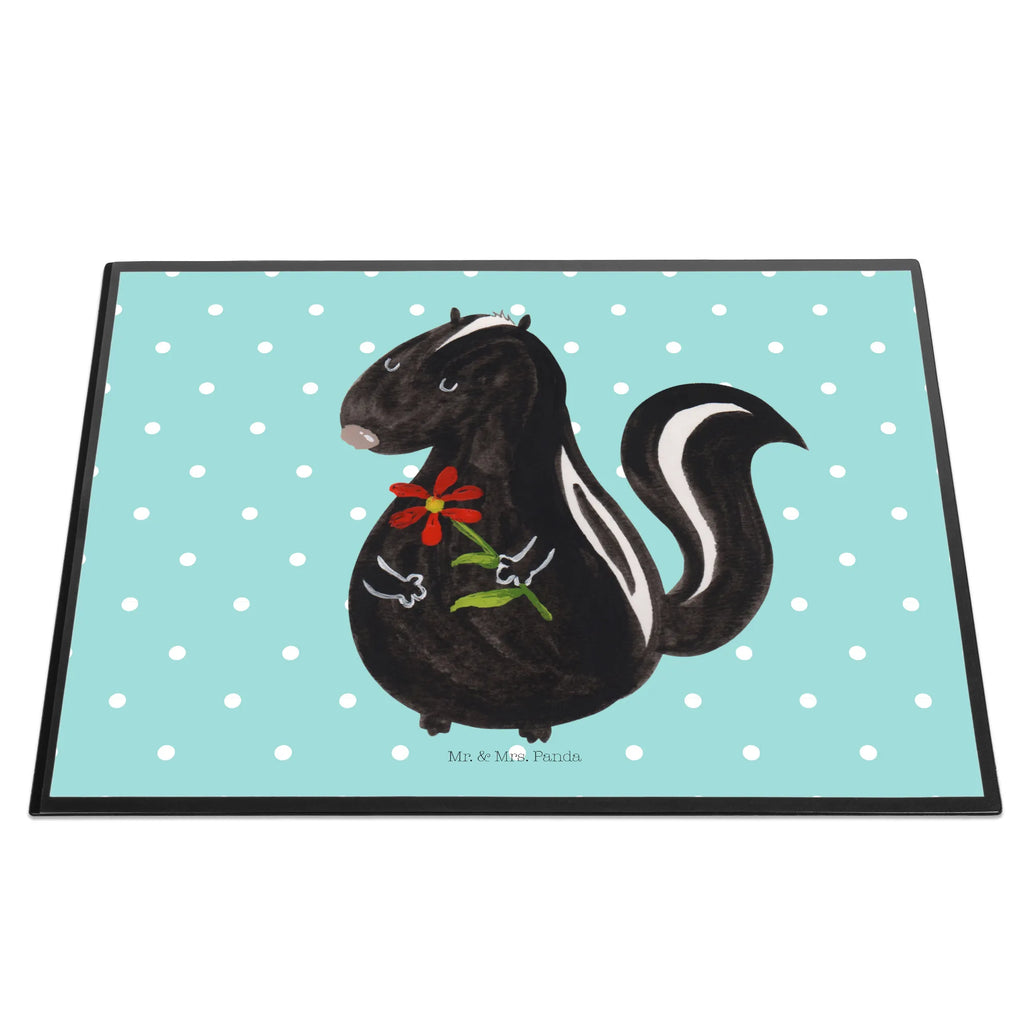 Desk pad skunk flower office, underlay, Desk pad, girl, desk, children, Skunk, dreams, skunk, stinker, daydreamer, dreamy, wild animal, predator, stink