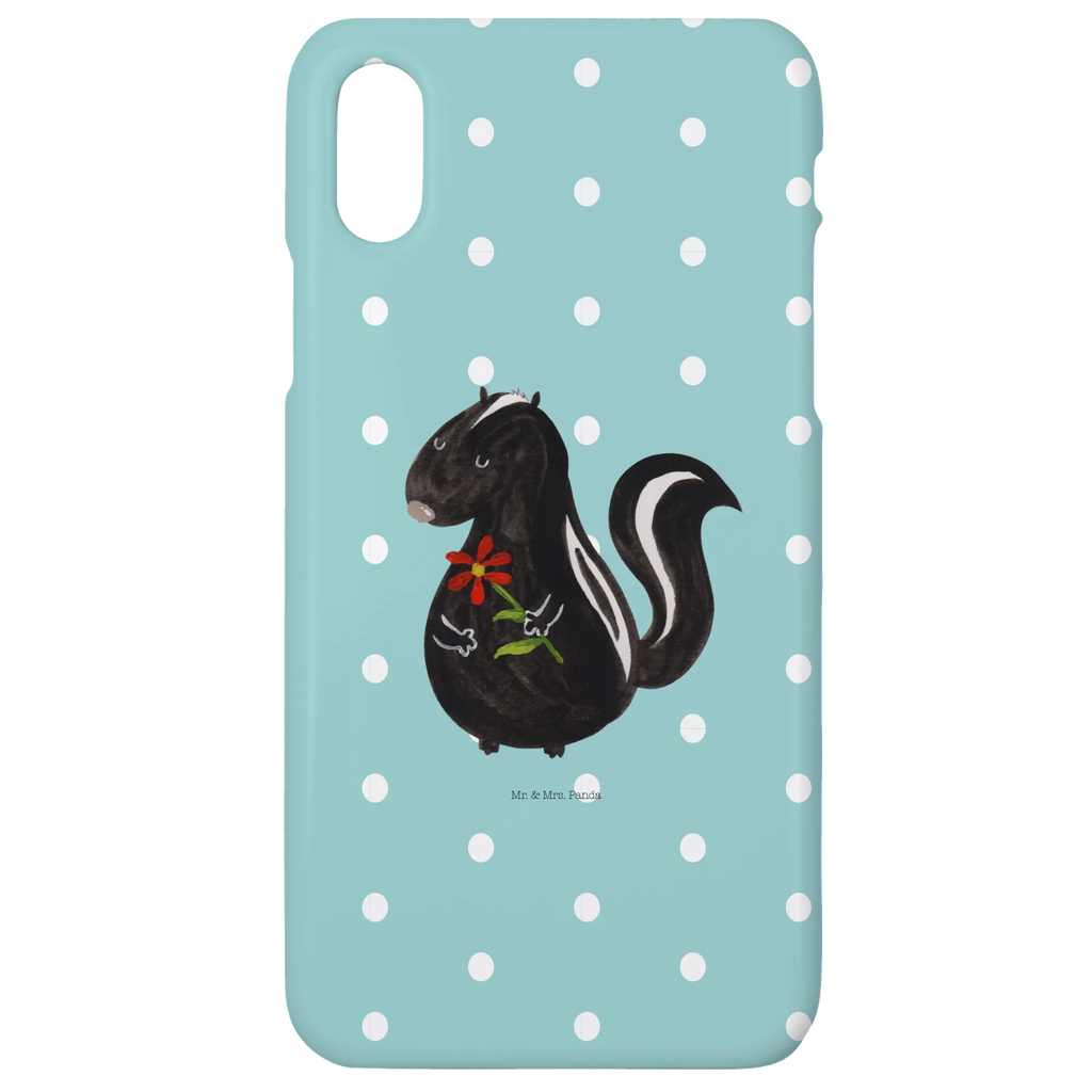 Handyhülle Stinktier Blume Handy Case, Handy, Handycover, Hülle, Iphone X, Handyhülle, Cover, Iphone 10, Stinktier, Skunk, Verträumt, Stinki, Dreams, Träume, Stinker, Tagträumer, Raubtier, Wildtier