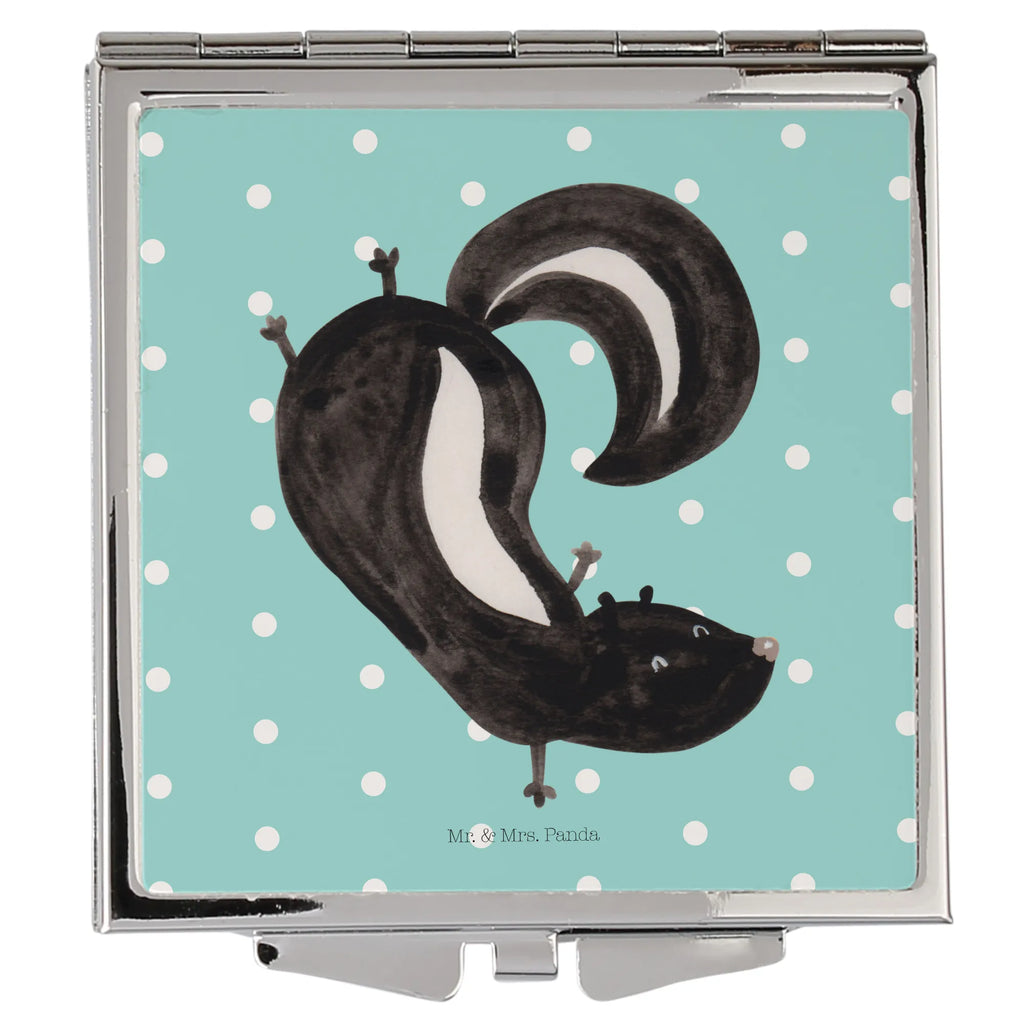 Kwadratowe lusterko do torebki skunks stojka Spiegel Für Unterwegs, Klappbarer Taschenspiegel, Spiegel Für Handtasche, Klappspiegel, Schminkspiegel To Go, Design Taschenspiegel, Kompaktspiegel, Mini Spiegel, Silber, Handspiegel Geschenkidee, Kosmetikspiegel Klein, Spiegel Für Make-Up Tasche, Handtaschenspiegel, Schminkspiegel Kompakt, Quadratischer Handspiegel, Handspiegel Mit Hülle, Spiegel Für Schminktasche, Vintage Kompaktspiegel, Taschen-Kosmetikspiegel, Tragbarer Spiegel, Handspiegel Für Damen, Reise Spiegel, Handspiegel Zum Mitnehmen, Taschenspiegel, Runder Taschenspiegel, Deko Handspiegel, Klappbarer Handspiegel, Stinktier, Skunk, Stinki, Stinker, Raubtier, Spielplatz, Kind, Verpielt, Wildtier