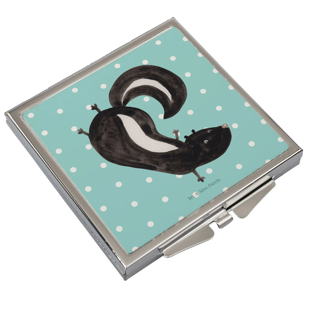 Kwadratowe lusterko do torebki skunks stojka Spiegel Für Unterwegs, Klappbarer Taschenspiegel, Spiegel Für Handtasche, Klappspiegel, Schminkspiegel To Go, Design Taschenspiegel, Kompaktspiegel, Mini Spiegel, Silber, Handspiegel Geschenkidee, Kosmetikspiegel Klein, Spiegel Für Make-Up Tasche, Handtaschenspiegel, Schminkspiegel Kompakt, Quadratischer Handspiegel, Handspiegel Mit Hülle, Spiegel Für Schminktasche, Vintage Kompaktspiegel, Taschen-Kosmetikspiegel, Tragbarer Spiegel, Handspiegel Für Damen, Reise Spiegel, Handspiegel Zum Mitnehmen, Taschenspiegel, Runder Taschenspiegel, Deko Handspiegel, Klappbarer Handspiegel, Stinktier, Skunk, Stinki, Stinker, Raubtier, Spielplatz, Kind, Verpielt, Wildtier