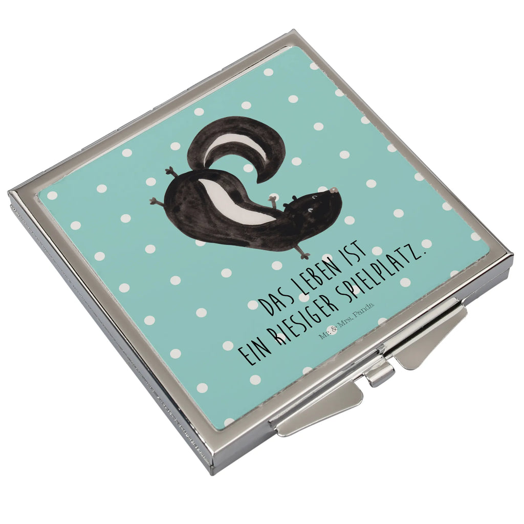 Kwadratowe lusterko do torebki skunks stojka Spiegel Für Unterwegs, Klappbarer Taschenspiegel, Spiegel Für Handtasche, Klappspiegel, Schminkspiegel To Go, Design Taschenspiegel, Kompaktspiegel, Mini Spiegel, Silber, Handspiegel Geschenkidee, Kosmetikspiegel Klein, Spiegel Für Make-Up Tasche, Handtaschenspiegel, Schminkspiegel Kompakt, Quadratischer Handspiegel, Handspiegel Mit Hülle, Spiegel Für Schminktasche, Vintage Kompaktspiegel, Taschen-Kosmetikspiegel, Tragbarer Spiegel, Handspiegel Für Damen, Reise Spiegel, Handspiegel Zum Mitnehmen, Taschenspiegel, Runder Taschenspiegel, Deko Handspiegel, Klappbarer Handspiegel, Stinktier, Skunk, Stinki, Stinker, Raubtier, Spielplatz, Kind, Verpielt, Wildtier