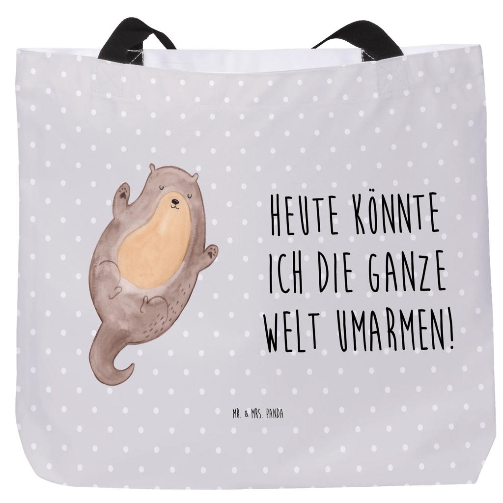 Shopper Otter Umarmen Shopper, Freizeittasche, XL, Ausflug, Einkaufstasche, Tragebeutel, Einkaufsbeutel, Schultertasche, Schultasche, Alltagstasche, XXL Tasche, Strandtasche, Beutel, Tüte, Stofftasche, Schulbeutel, Otter, Fischotter, Seeotter, Otter Seeotter See Otter