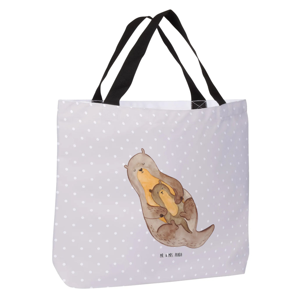 Shopper Otter Kind Stofftasche, XXL Tasche, Tragebeutel, Einkaufstasche, Schultasche, Tüte, Schulbeutel, Schultertasche, XL, Einkaufsbeutel, Ausflug, Strandtasche, Beutel, Alltagstasche, Shopper, Freizeittasche, Otter, Fischotter, Seeotter, Otter Seeotter See Otter