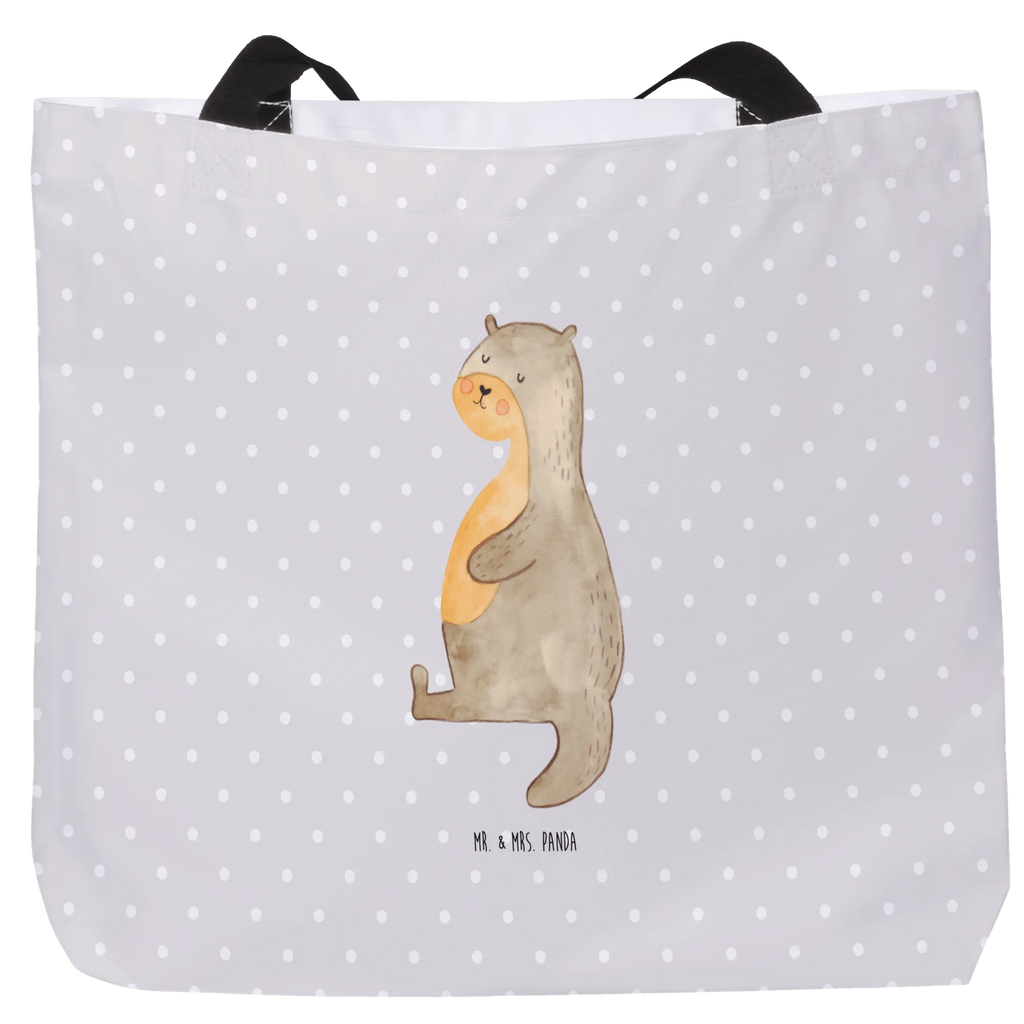 Shopper Otter Bauch Strandtasche, Schultertasche, XXL Tasche, Ausflug, Beutel, Stofftasche, Einkaufsbeutel, Alltagstasche, Tüte, XL, Shopper, Tragebeutel, Schultasche, Freizeittasche, Einkaufstasche, Schulbeutel, Otter, Fischotter, Seeotter, Otter Seeotter See Otter
