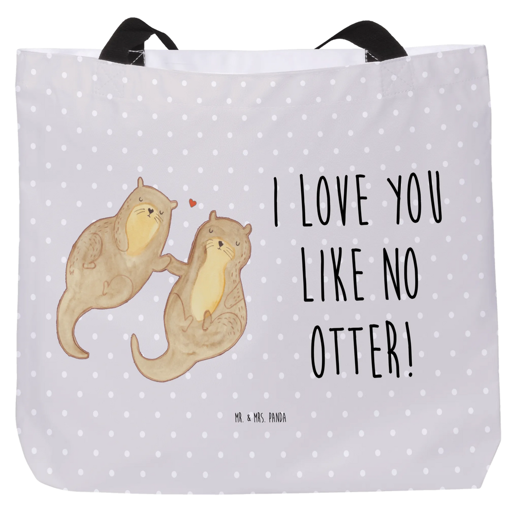 Shopper Otter Hände halten Freizeittasche, Tragebeutel, Einkaufstasche, Tüte, Shopper, Stofftasche, XXL Tasche, Schulbeutel, Schultertasche, Ausflug, Alltagstasche, Strandtasche, XL, Schultasche, Beutel, Einkaufsbeutel, Otter, Fischotter, Seeotter, Otter Seeotter See Otter