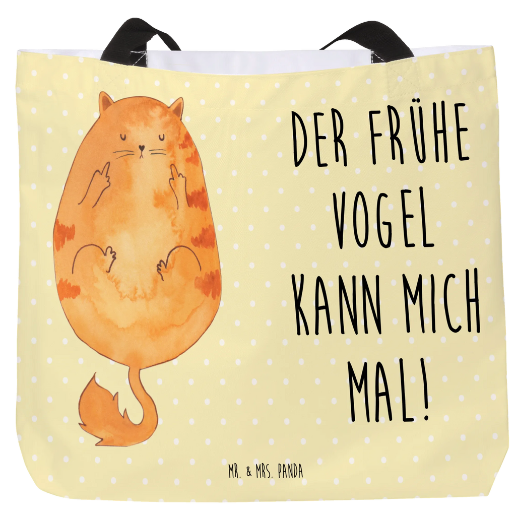 Shopper Kot ranny ptaszek Tasche, Einkaufstasche, Freizeittasche, Tragebeutel, Alltagstasche, Schulbeutel, Shopper, Schultasche, Einkaufsbeutel, Strandtasche, Beutel, Katze, Katzenmotiv, Katzenfan, Katzendeko, Katzenfreund, Katzenliebhaber, Katzenprodukte, Katzenartikel, Katzenaccessoires, Katzensouvenirs, Katzenliebhaberprodukte, Katzenmotive, Mietze, Morgenmuffel, Katzen, Kaffee, Kater, Frühaufsteher, Der frühe Vogel kann mich mal