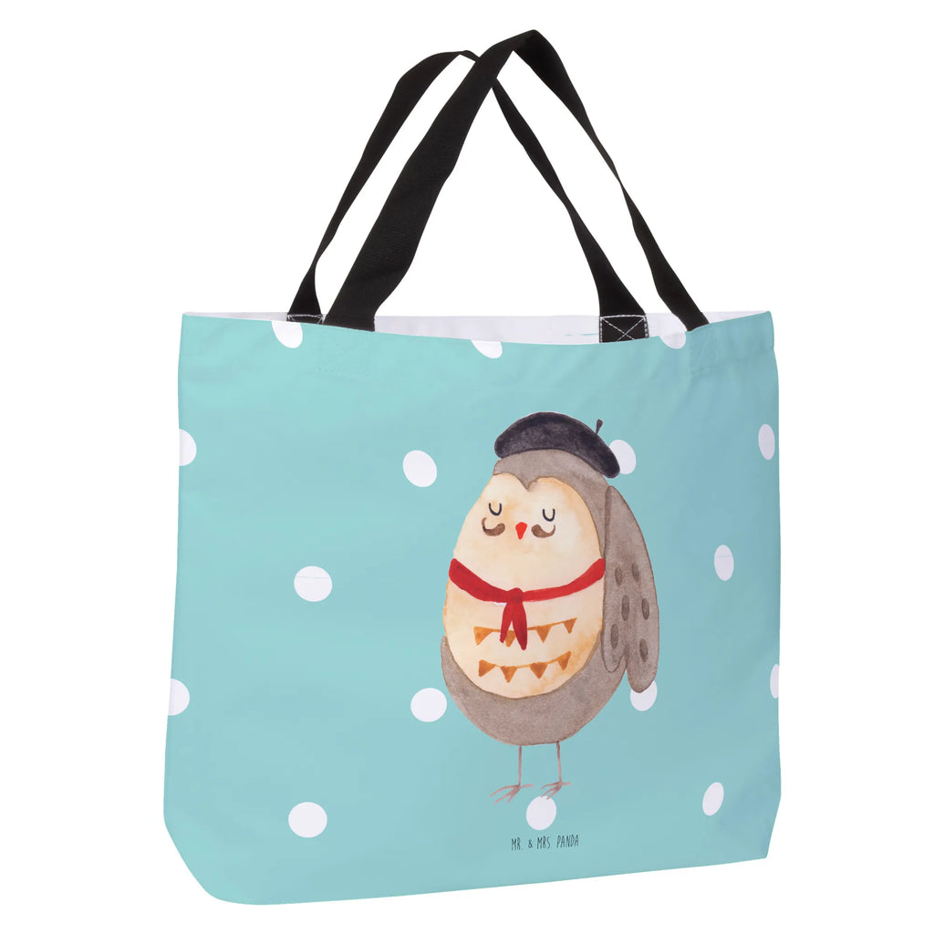 Shopper Owl France Schulbeutel, Alltagstasche, Strandtasche, Freizeittasche, Tragebeutel, XXL Tasche, Tüte, Schultasche, Stofftasche, Beutel, Shopper, XL, Ausflug, Einkaufsbeutel, Einkaufstasche, Schultertasche, Eule, Eulen, Eule Deko, Spruch schön, Frankreich, Owl, La Vie Est Belle, Das Leben Ist schön, Hibou, Spruch Französisch
