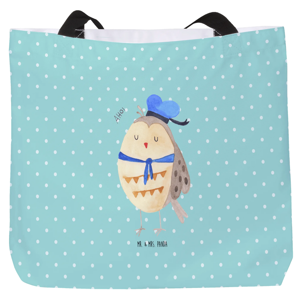 Shopper Owl sailor Tüte, Einkaufstasche, XL, Schultasche, Tragebeutel, Stofftasche, Schulbeutel, Ausflug, Einkaufsbeutel, Alltagstasche, Schultertasche, Strandtasche, Beutel, XXL Tasche, Freizeittasche, Shopper, Eule, Heimathafen, Freundin, Ehe, Wortspiel Lustig, Matrose, Eule Deko, Hochzeitstag Geschenk, Owl, Eule Spruch, Seefahrer