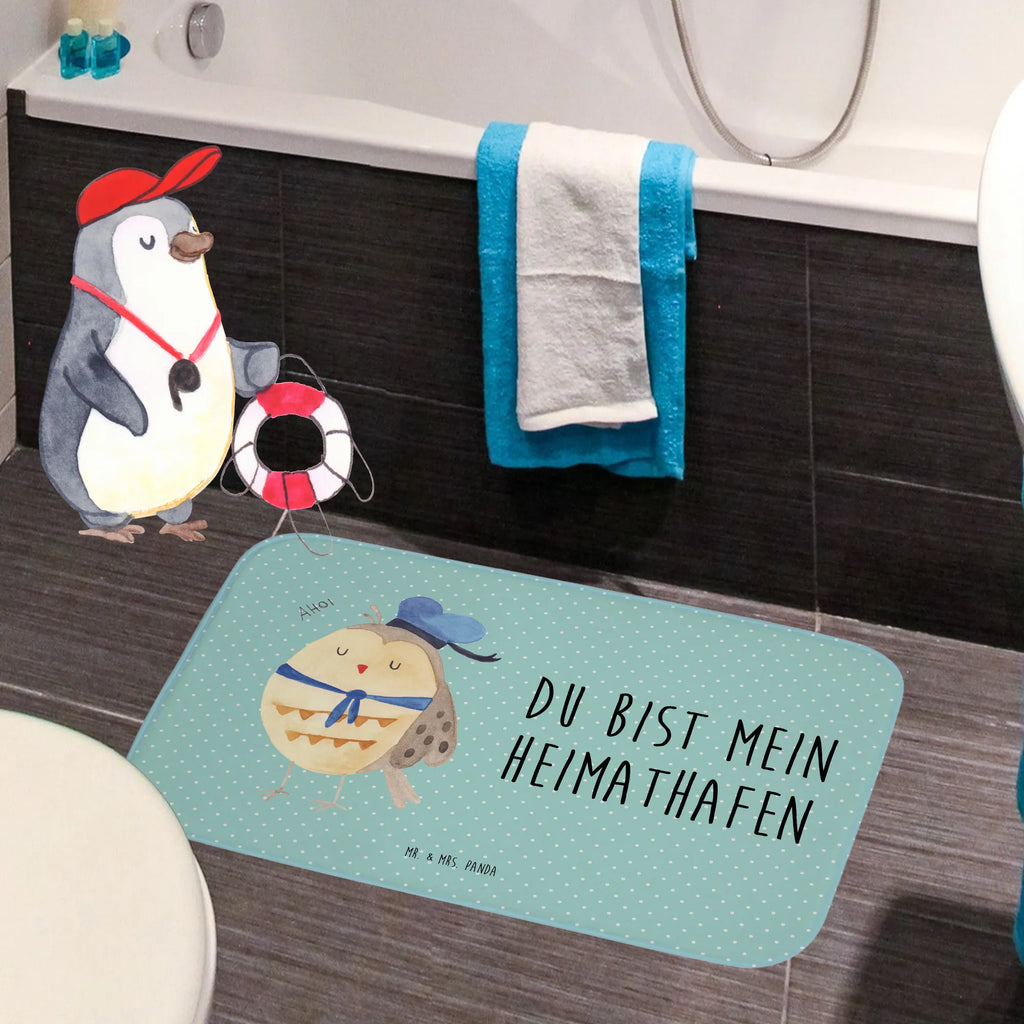 Badematte Eule Matrose badezimmer läufer, wannenvorleger, badmatten, Duschvorleger, Badläufer, Badvorleger, Badematte, badezimmervorleger, badezimmermatte, Badteppich, duschmatten, badezimmermatten, Bad Fußmatte, Badezimmerteppich, bad läufer, teppich für bad, Badezimmer Matte, rutschfeste matte, duschmatte, badezimmerteppiche, fußmatte bad, Teppich Fürs Bad, Eule, Wortspiel Lustig, Owl, Freundin, Eule Deko, Eule Spruch, Heimathafen, Ehe, Hochzeitstag Geschenk, Seefahrer, Matrose