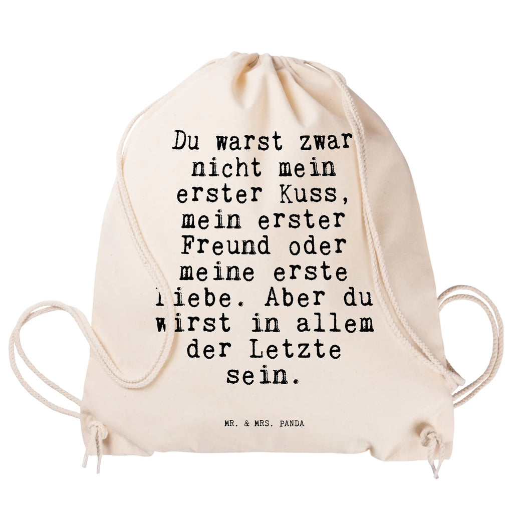Drawstring bag Du warst zwar nicht... hipster, sports bag, jute bag, gym bag, carrier bag, bag, saying, sayings, funny, wisdom, quotes, Sayings Proverbs Wisdom Quotes Funny Wisdom Words