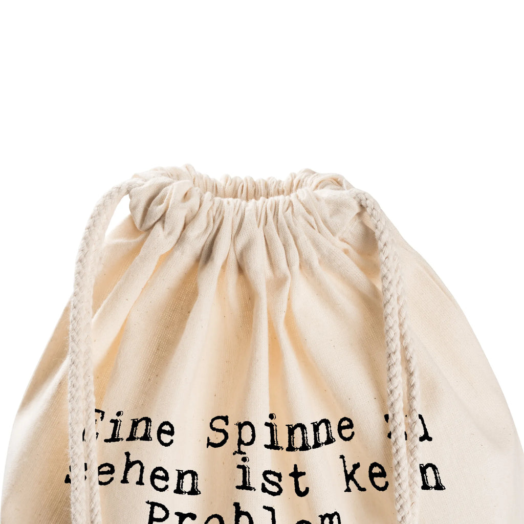 Drawstring bag Eine Spinne zu sehen... sports bag, hipster, bag, gym bag, jute bag, carrier bag, saying, sayings, funny, wisdom, quotes, Sayings Proverbs Wisdom Quotes Funny Wisdom Words